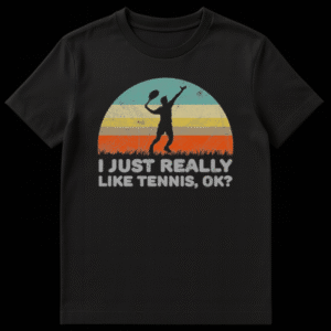 T-shirt with the text 'The full, uncropped image is:' in a simple, clear font, making a meta joke about the design itself. on Black t-shirt